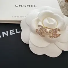 シャネル　Cマーク　ゴールドピアス