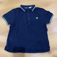 COMME CA ISM ネイビー ポロシャツ 120A