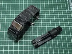 【新品未使用】Apple Watch用 カーボンファイバーバンド