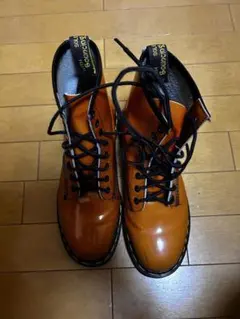 希少　英国製　Dr.Martens 8ホールブーツ　オレンジ