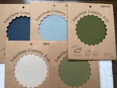 アメリカンカントリーフェルトセット