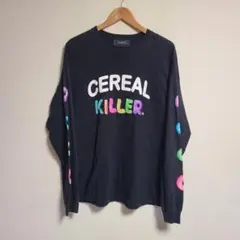 ミルクボーイ Tシャツ ロンT シリアルキラーTEE 黒 ユニセックス 長袖