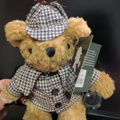 英国製 ハンドメイド シャーロック・ホームズ テディベア バース限定品