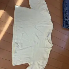ZARA クルーネック 半袖Tシャツ イエロー