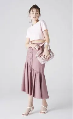 rienda 2way J/W マーメイドスカート