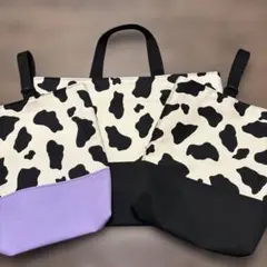 たまちゃん様専用ページ 入園グッズ 入学グッズ 牛柄 ハンドメイド