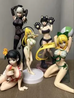 美少女フィギュア　フィギュアセット　水着　SAO かのかり　2.5次元
