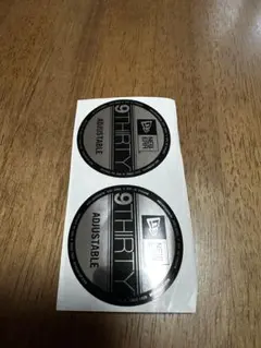 9thirty 2枚セット‼️NEW ERA ステッカー‼️折れ防止梱包