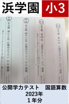 美品　浜学園　小3 算数フルセット ㉒最新版浜学園小6女子トップレベル算数特訓フルセット