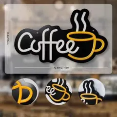 光る看板ネオン祭り 最安値 在庫限りコーヒーショップカフェ LEDネオンサイン