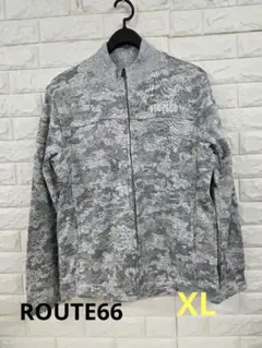 ROUTE 66 GOLF スタンドネック裏起毛カモ柄ジャケット未使用XLサイズ