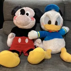 ミッキーマウス ドナルドダック ビックぬいぐるみセット