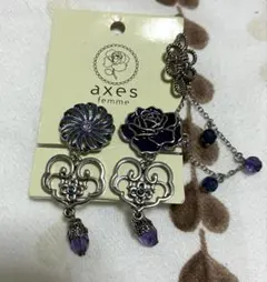 axes femme アクシーズファム イヤリング イヤカフ付き‪✿‬