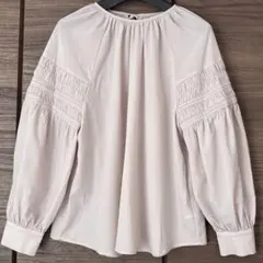 テチチ　リボンデザインゆったりシフォンブラウス