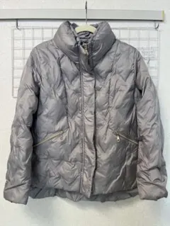 Orfine グレー キルティング ダウンジャケット M