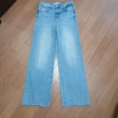 ZARA　ワイドレッグデニムパンツ　サイズ36