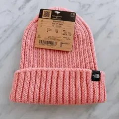 ♥ノースフェイス ベビーニット帽 ビーニー テラゾピンク ニットキャップ♥新品