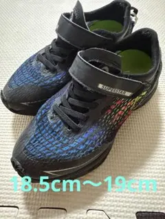 SUPERSTAR スニーカー ブラック/ブルー/レインボー