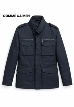 【美品】COMME CA MEN メンズ ブルゾン ジャケット Mブラックのサムネイル