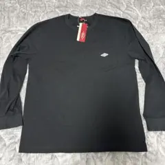 BALL 黒 長袖カットソー 胸ポケット付き　L