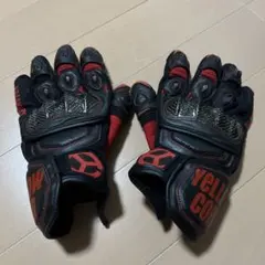 YELLOW CORA バイクグローブ 黒/赤　Lサイズのサムネイル