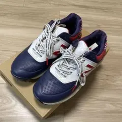 New Balance ゴルフシューズ ネイビー/レッド