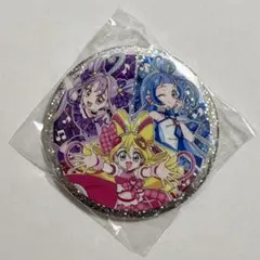 キミプリ BIGホログラム缶バッジ キュアアイドル ウインク キュンキュン