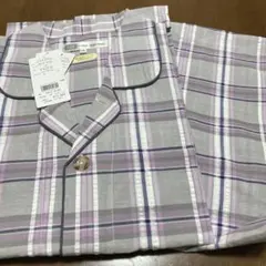 新品WELDON 長袖パジャマ LL グレー・パープル系定価12650