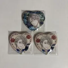 甲斐田晴　にじさんじ　バレンタイン　缶バッジ　ハート型缶バッジ