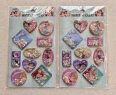 【新品未開封】セリア ディズニープリンセス ウォーターシール 2点セット