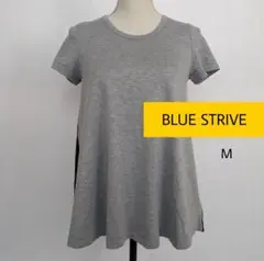 SALE【BLUE STRIVE】半袖　春夏　チュニック　M グレー/ブラック