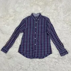TOMMY HILFIGER トミーヒルフィガー　ネルシャツ　長袖シャツ　ブルー