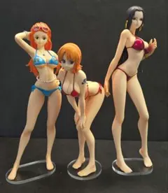 ワンピース ナミ ロビン 水着 LIMITED EDITION 3体セット