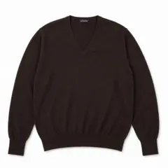 Ballantyne ブラウン Vネック ニットセーター カシミヤのサムネイル