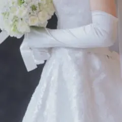 ロンググローブ　オフホワイト