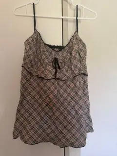 Burberry babydoll top チェック柄　Y2Kのサムネイル