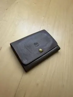 IL BISONTE 二つ折り財布 グレー レザーのサムネイル