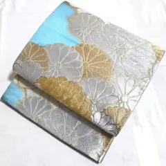 専用帯5135 ●服部織物謹製 高級 正絹 落款 六通 袋帯 袋帯 小杉織物謹製 吉祥華文 六通柄 正絹 日本製 未仕立て | ご縁や