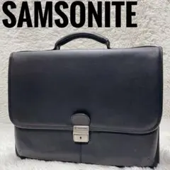 サムソナイト　ブラック　ビジネスバッグ　金具　メンズ
