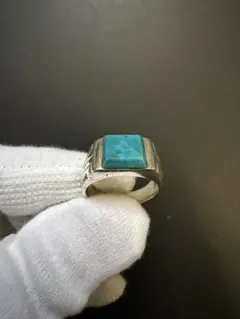 インディアンジュエリー　ターコイズ シルバーリング シルバー925 ヴィンテージ