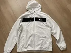 アンダーアーマー　ウインドブレーカー　白　L