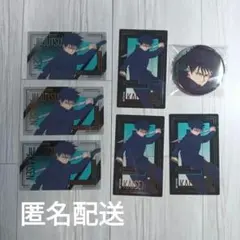 呪術廻戦 伏黒恵 缶バッジ カード 7点