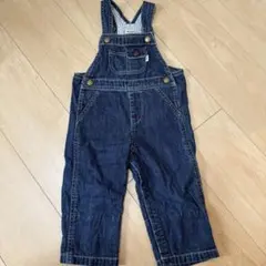 美品 MIKIHOUSE ミキハウス デニム オーバーオール 70-80cm