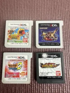 No425-1 ニンテンドー3DS ゲームソフト4セット