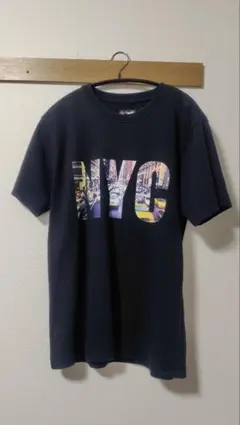 NEW ERA NYC プリント Tシャツ 黒