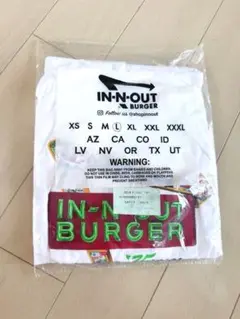 お値下げ中！【新品未開封IN-N-OUTBURGERキッズTシャツ Lサイズ