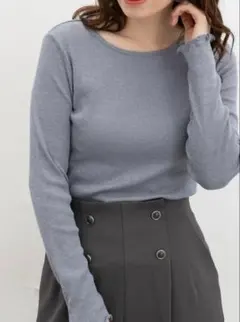 ハニーズ　シネマクラブ　ラメ　メロー使いTシャツ　スモーキーブル　Lサイズ