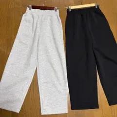 スウェットパンツ 2本セット グレー ブラック XSサイズユニクロC