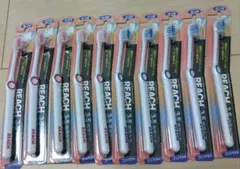 リーチ　3.5歯周ケア　歯ブラシ　ふつう　コンパクト　赤色5本&青色5本のサムネイル