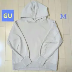 【美品】GU スウェットパーカー　Mサイズ　ナチュラルカラー